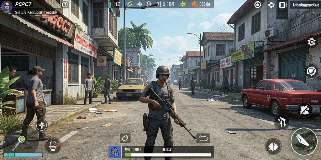 Tangkapan layar utama dari PCPC7 yang menunjukkan gameplay simulasi yang menarik.